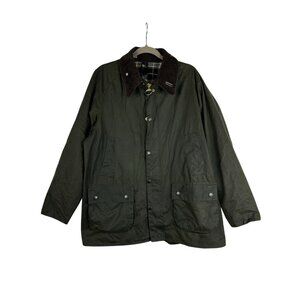 Barbour Bedale Sz C42/107 Wax Waterproof Country Green Rain Country Jacket Coat